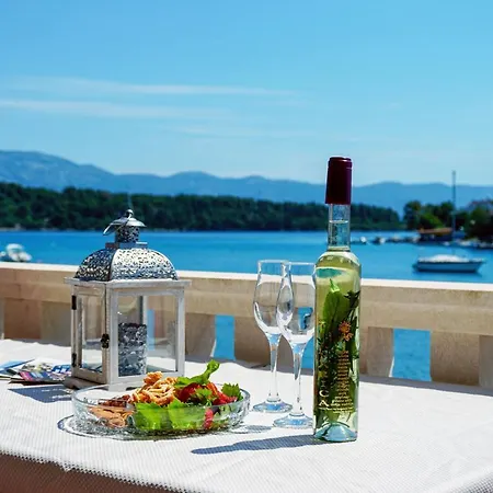 By The Sea Lumbarda, Korcula - 9325 아파트 룸바르다